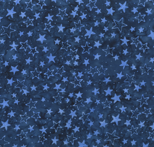 Watercolor Blue Stars Face Mask