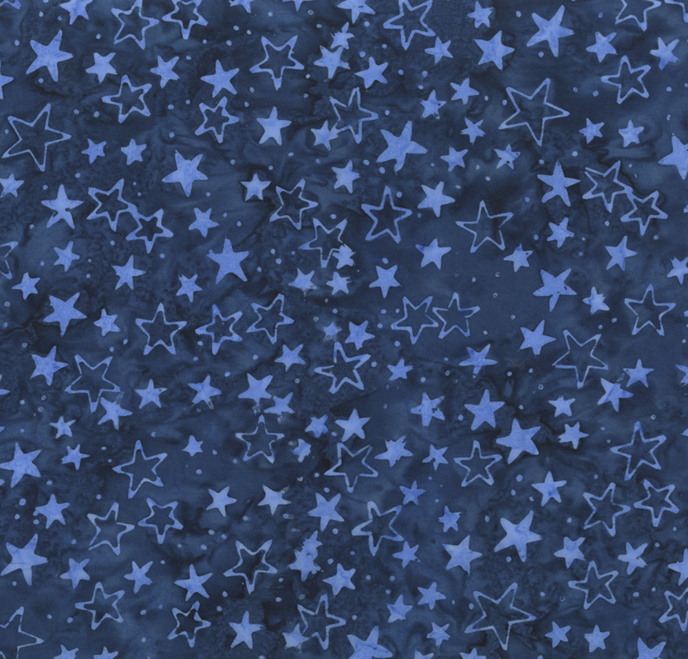 Watercolor Blue Stars Face Mask