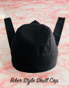 Black Smoke Skull Cap