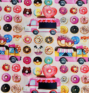 Donut Food Truck Cuties Face Mask