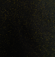 Load image into Gallery viewer, Gold Glitter On Black Face Mask
