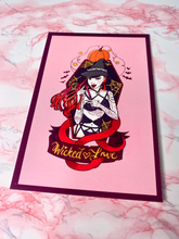 Load image into Gallery viewer, Ai Atelier x Lani Mae Halloween Wicked Love Art Print Postcard | Limited Edition
