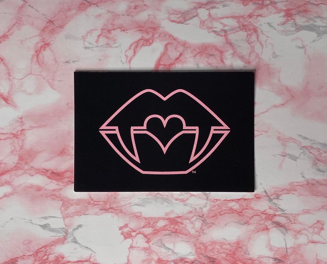 Ai Atelier Lovely Lips Postcard (Black)