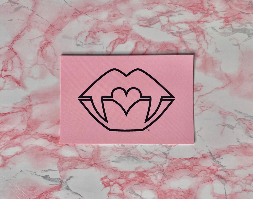 Ai Atelier Lovely Lips Postcard (Pink)