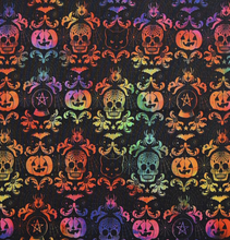 Load image into Gallery viewer, Spooky Damask Face Mask
