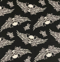 Load image into Gallery viewer, Winged Skulls Skull Cap
