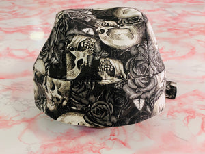 Skull & Roses Skull Cap